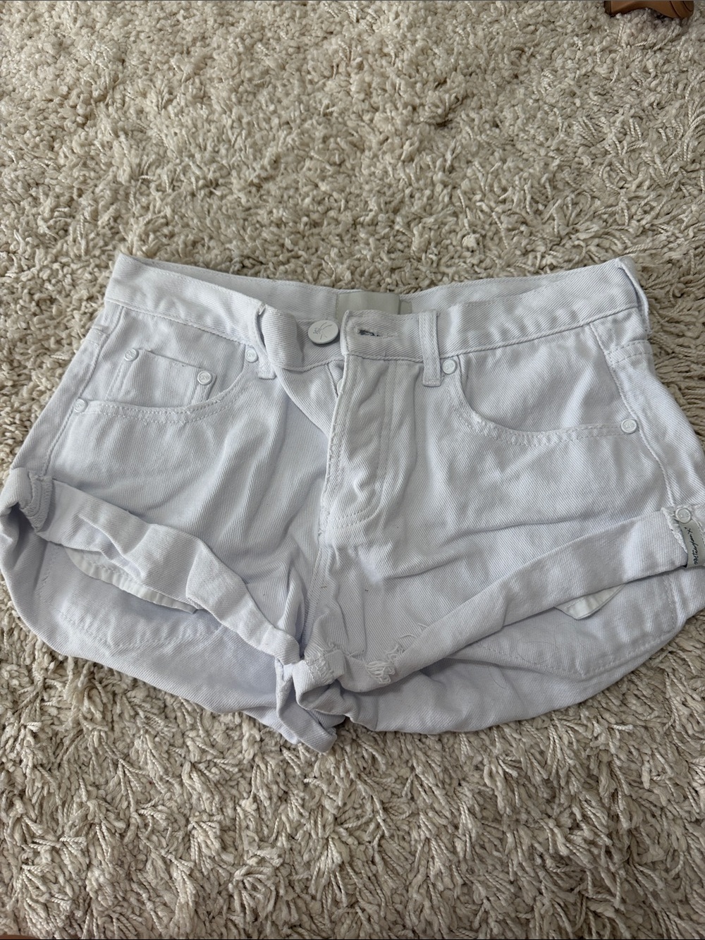 One Teaspoon White Jean shorts